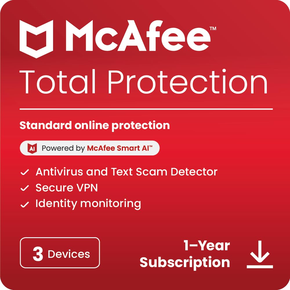 McAfee Total Protection 3-Devices 2026