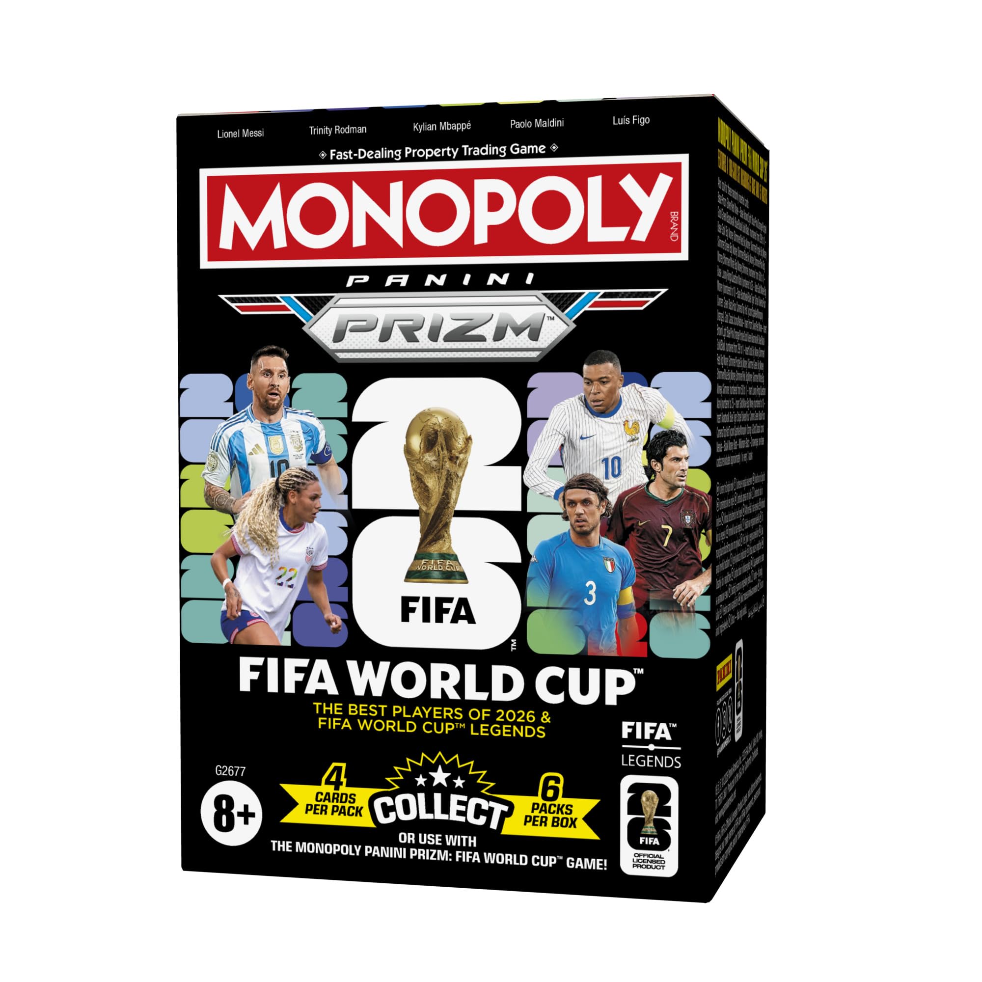 Monopoly Panini Prizm: FIFA World Cup Trading Cards Booster Box